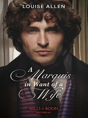 cover image of A Marquis In Want of a Wife